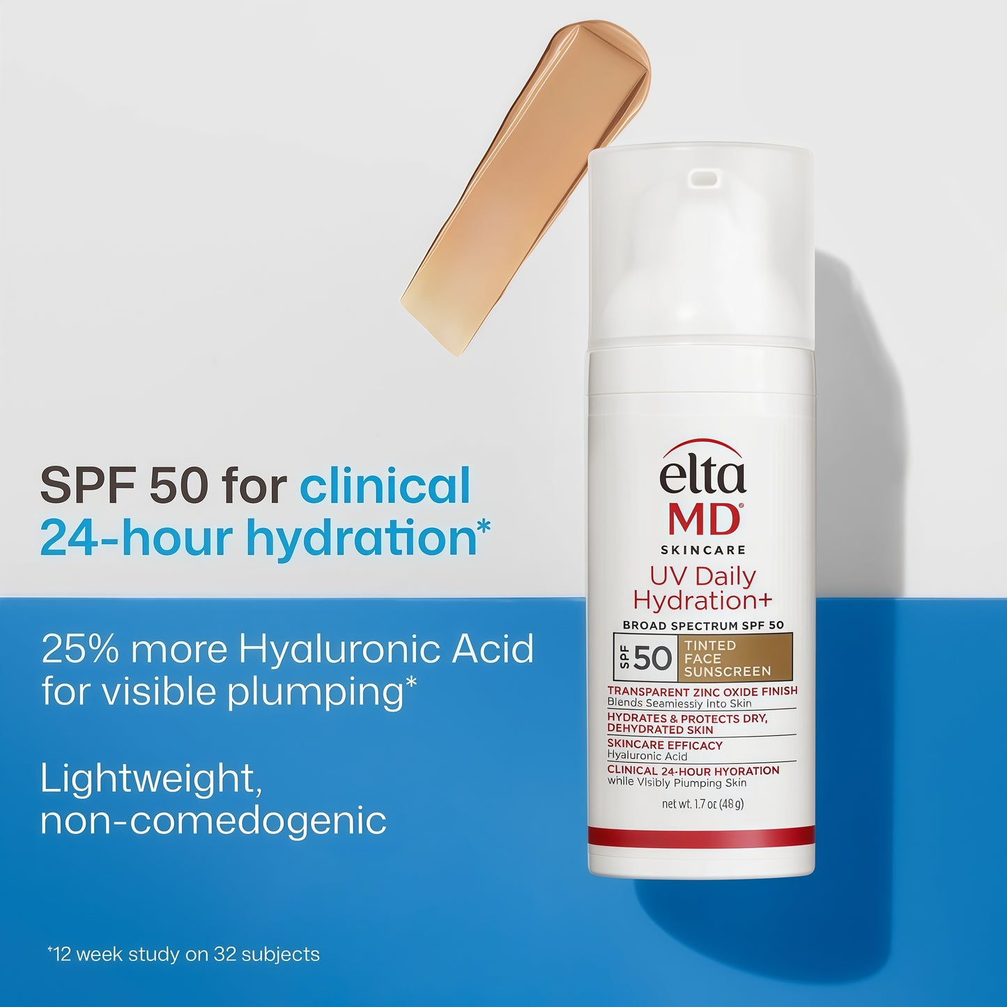 EltaMD UV Daily SPF 40 Face Sunscreen Moisturizer with Zinc Oxide, Daily Face Moisturizer with SPF, Sunscreen for Dry Skin